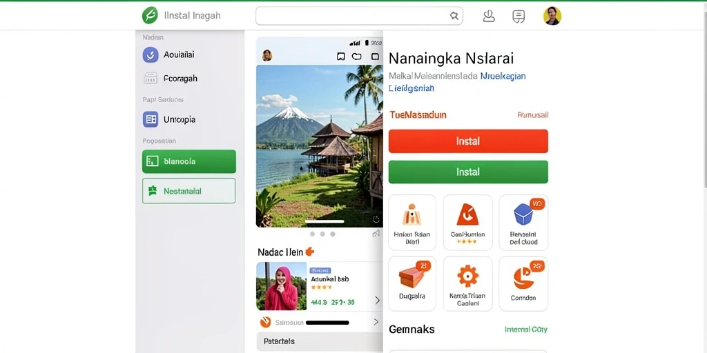 Tampilan antarmuka pengguna yang menarik.