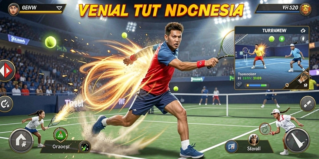 Tampilan awal yang menarik dengan karakter unik.