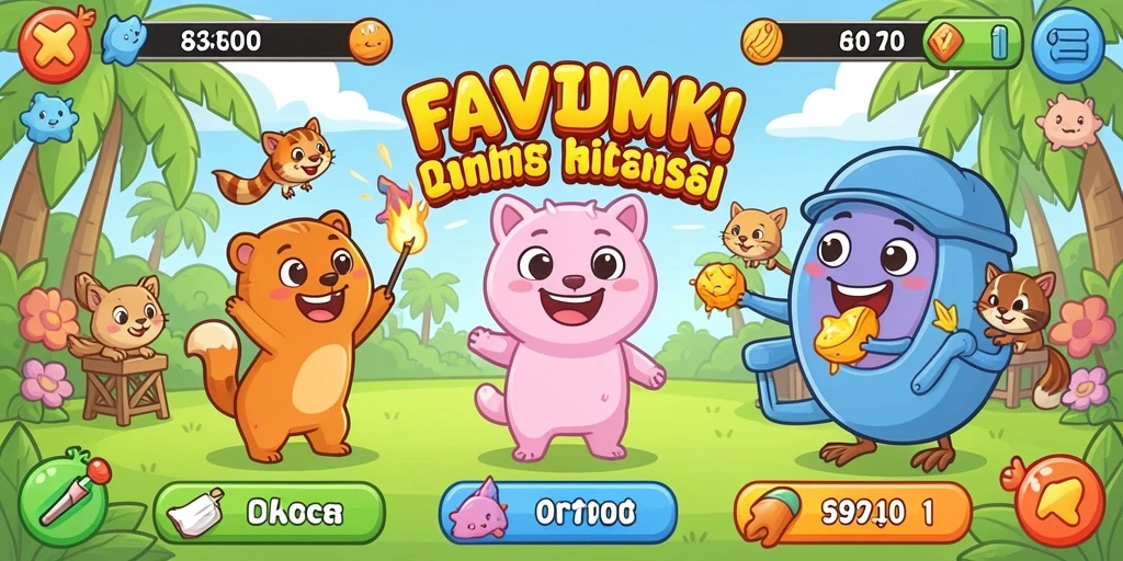 Screenshot menunjukkan aksi seru dalam permainan.