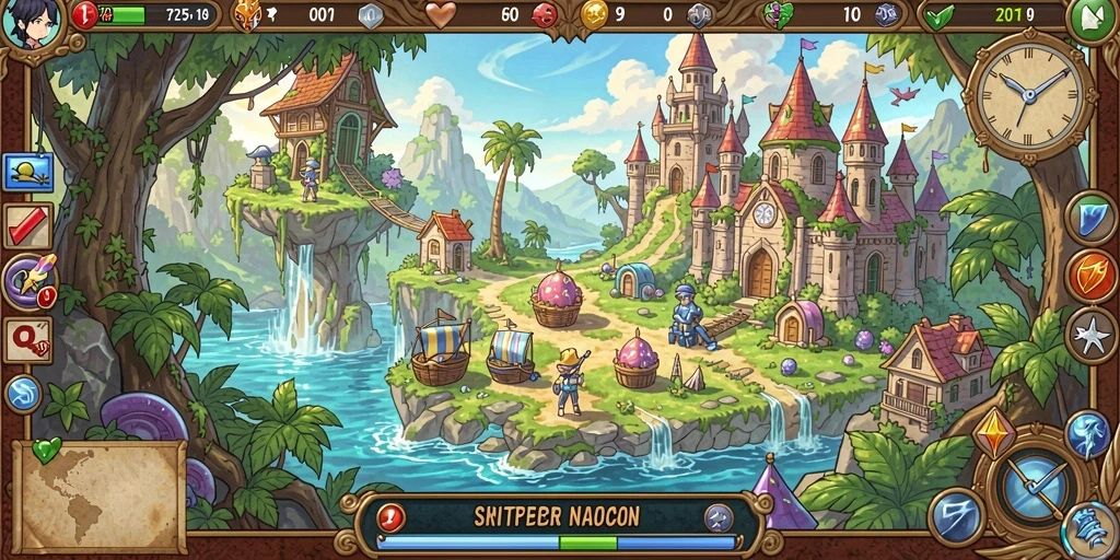 Screenshot memperlihatkan grafis menakjubkan dalam game.