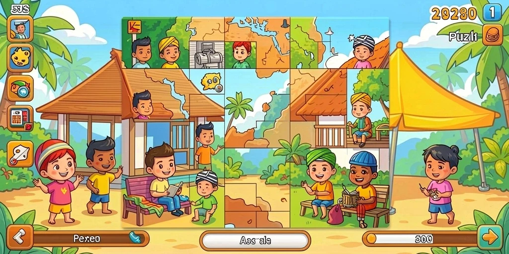 Tampilan antarmuka aplikasi yang menarik dan user-friendly.