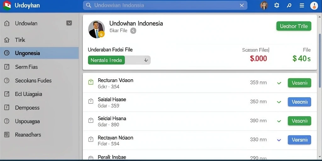 Tampilan antarmuka yang ramah pengguna.