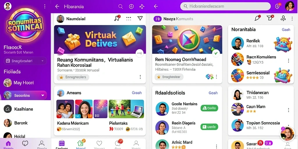 Tampilan antarmuka pengguna yang intuitif dan menarik.