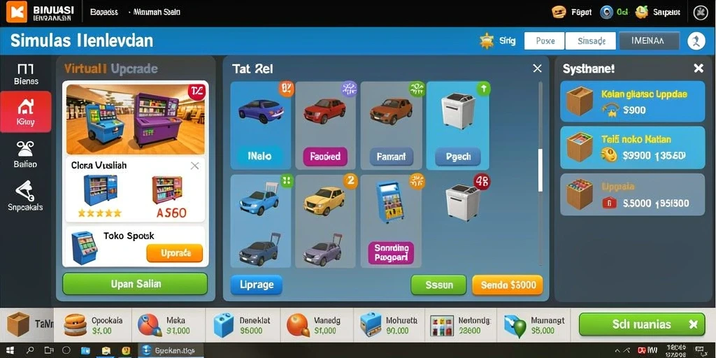 Screenshot menampilkan tampilan awal permainan dengan tema menawan.