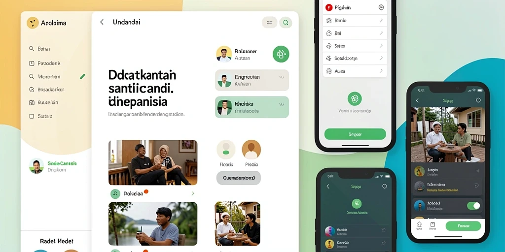 Tampilan antarmuka yang menarik dan mudah dinavigasi.