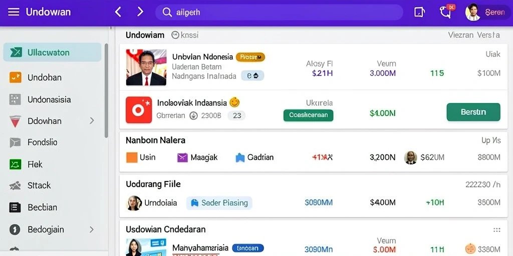 Tampilan menu utama OLLO4D yang menarik dan mudah digunakan.