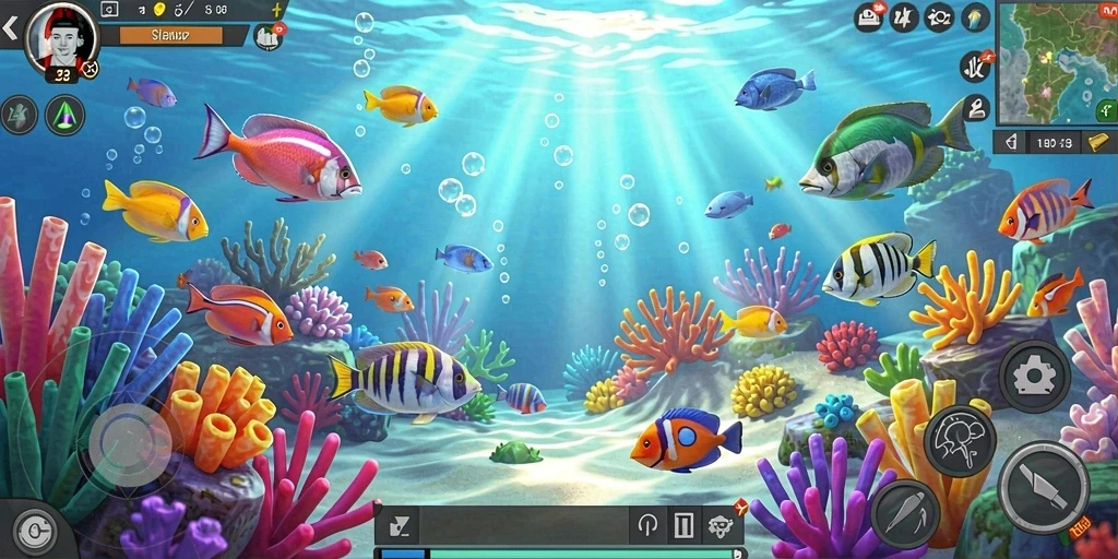 Tampilan menu utama yang menarik dan mudah dinavigasi.
