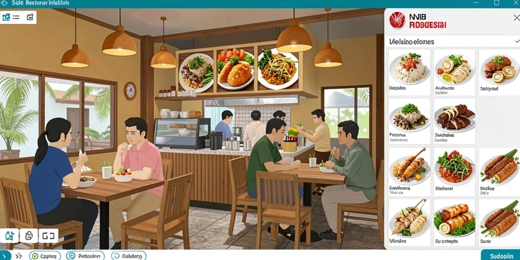 Menjelajahi dunia terbuka yang penuh warna.