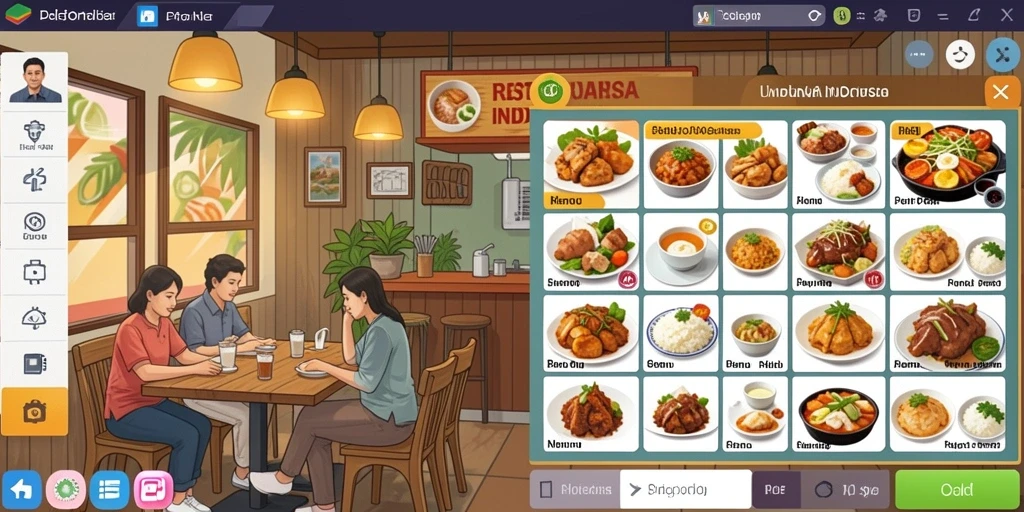 Tampilan antarmuka yang modern dan menarik.