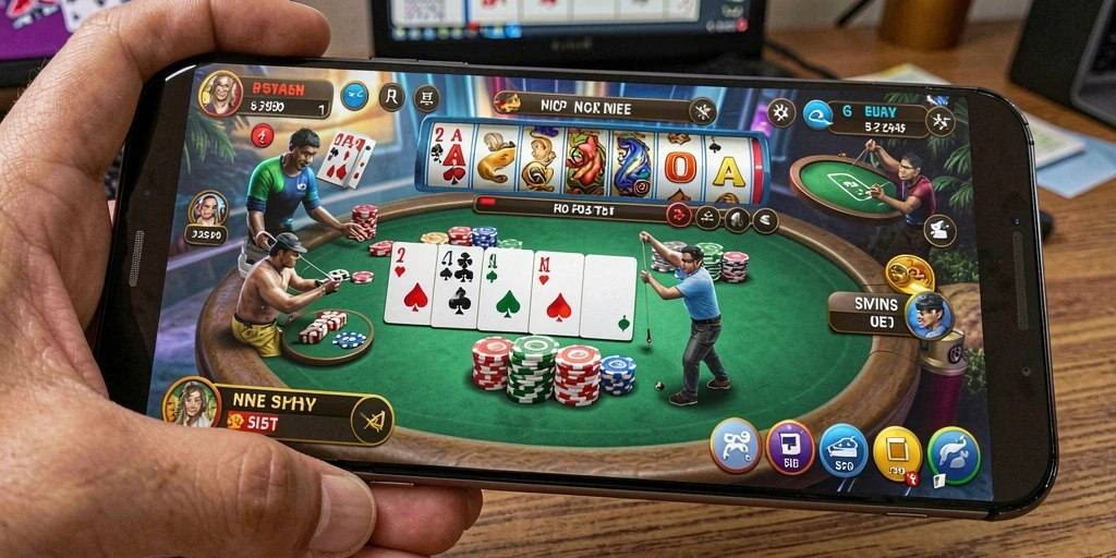 Tampilan utama game dengan menu yang intuitif.