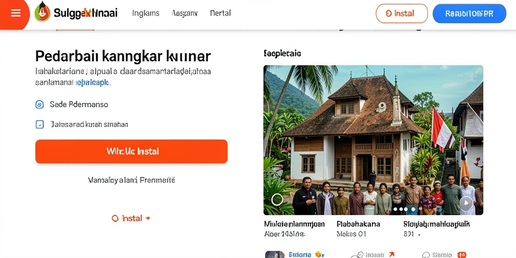 Tampilan antarmuka yang intuitif dan menarik.