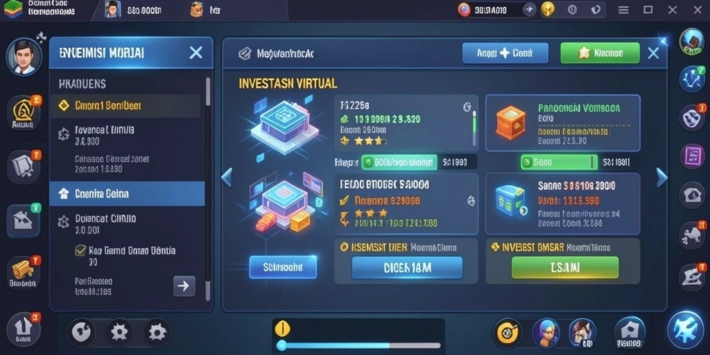 Tampilan menu utama yang intuitif dan menarik.